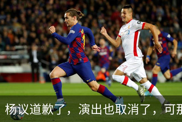 杨议道歉了，演出也取消了，可那句“误会”什么都没解决。